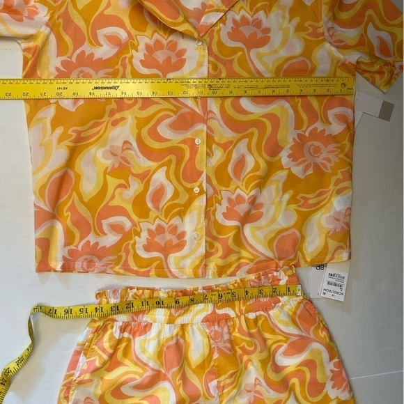 BP (Brass Plum)Nordstroms retro style floral shorts pajama set . NWT Sz-M T15 - Picture 6 of 9